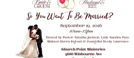 SO YOU WANT TO BE MARRIED?