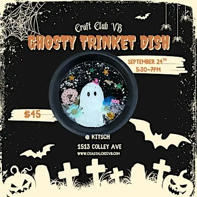 Ghost Trinket Dish- Kitsch