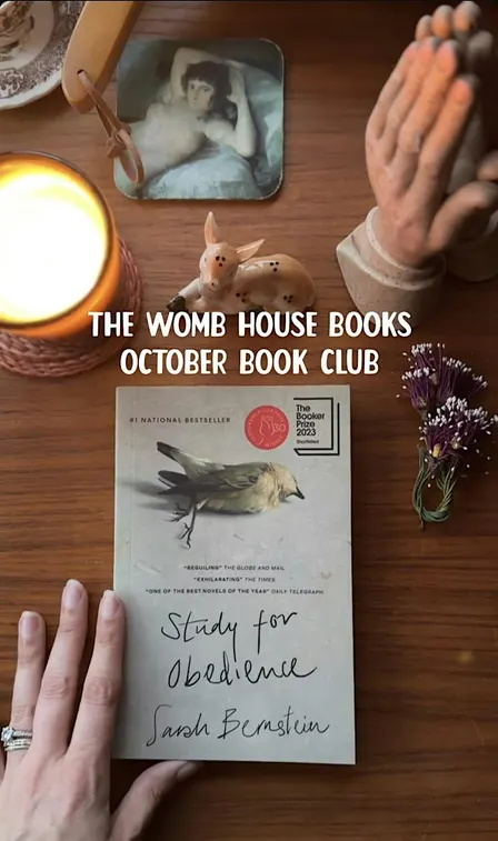 WHB October Book Club: Study for Obedience by Sarah Bernstein