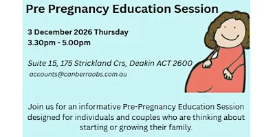 Pre Pregnancy Education Session