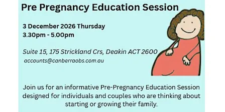 Pre Pregnancy Education Session