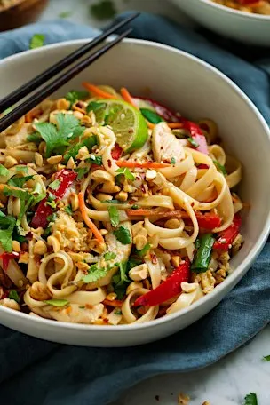 Seasonal Pad Thai with ANU Kitchen Garden