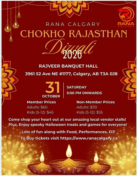 RANA'S  Chokho Rajasthan Diwali 2026