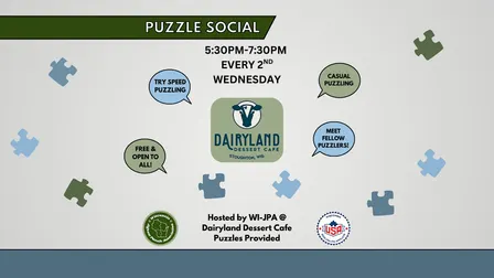 Puzzle Social - Stoughton - Hosted by WI-JPA November