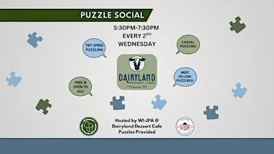 Puzzle Social - Stoughton - Hosted by WI-JPA October