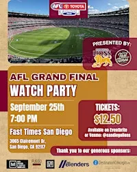 AFL Grand Final Watch Party