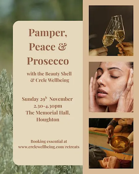 Pamper, Peace & Prosecco