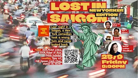 ENGLISH STANDUP COMEDY SHOW: LOST IN SAIGON (NEW YORKER EDITION)