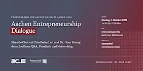 Aachen Entrepreneurship Dialogue mit Friedhelm Loh und Oner Hanay