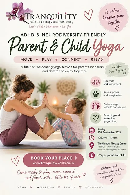 ADHD and Neurodiversity friendly Parent and Child Yoga