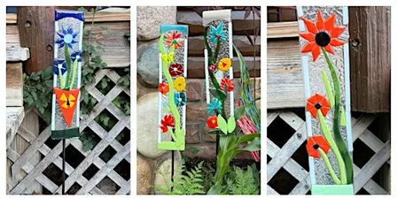 Majestic Fused Glass Garden Stake Workshop - Garden City