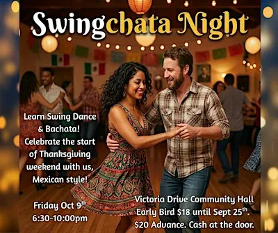 Swing and Bachata came together.. tada, it's Swingchata!