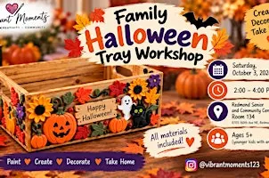 Family Halloween Tray Workshop