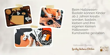 Halloween Basteln – für Kinder ab 2 Jahren