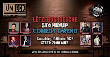 Lëtzebuergeschen Standup Comedy Owend - Brasserie um Eck 2.0