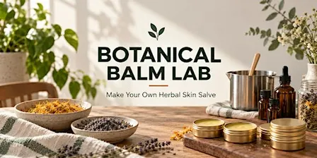 BOTANICAL BALM LAB: MAKE YOUR OWN HERBAL SKIN SALVE