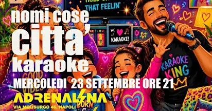 Mix al Karaoke e al gioco ''Nomi, Cose e Città