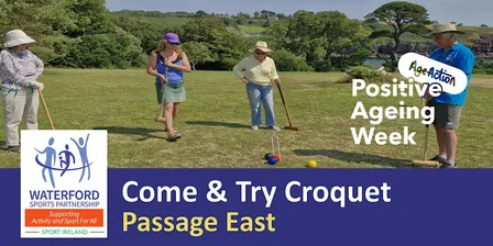 Positive Ageing Week - Try Croquet for men & women over 50 - Passage