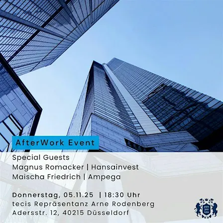 tecis AfterWork | Special Guest: Magnus Romacker & Maischa Friedrich