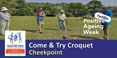 Positive Ageing Week - Try Croquet for men & women over 50 - Cheekpoint