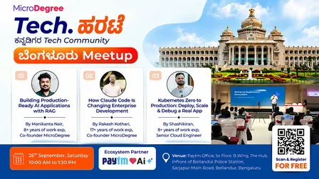 Tech.ಹರಟೆ Bengaluru | Next-Gen Tech for Kannadigas: RAG, AI, DevOps & Claud