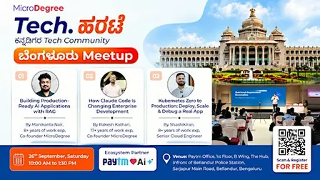 Tech.ಹರಟೆ Bengaluru | Next-Gen Tech for Kannadigas: RAG, AI, DevOps & Claud