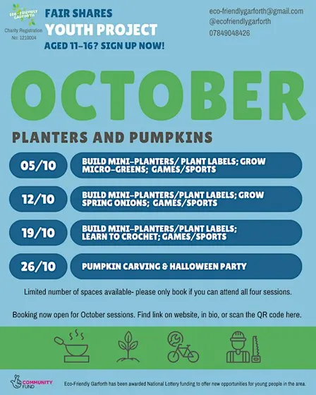 Fair Shares Youth Project - Planters and Pumpkins