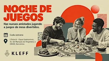 Noche de juegos - Haz nuevas amistades jugando a juegos de mesa
