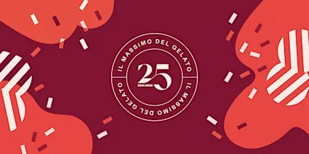 TERRAZZA BOBINO | 25 anni di “IL MASSIMO DEL GELATO” | APERITIVO + BRINDISI