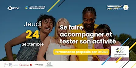 PERMANENCE / Se faire accompagner et tester son activité avec la CIJE