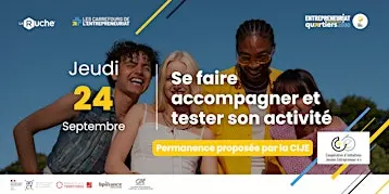 PERMANENCE / Se faire accompagner et tester son activité avec la CIJE