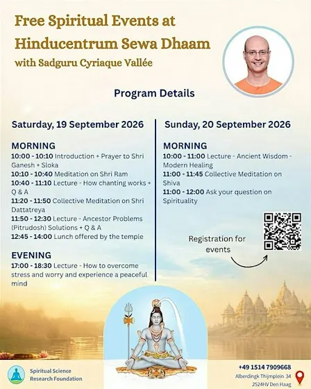 Free Spritual Events Spiritual Science Research Foundation