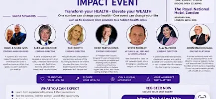 London Regional - The Health & Wealth Impact Event
