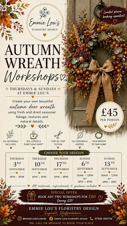 Autumn Wreath Workshop