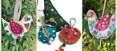 Evening Workshop: Festive Felt Decorations