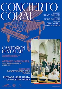 Concierto Coral Gratuito | CANTORION PENTALAR | Valencia