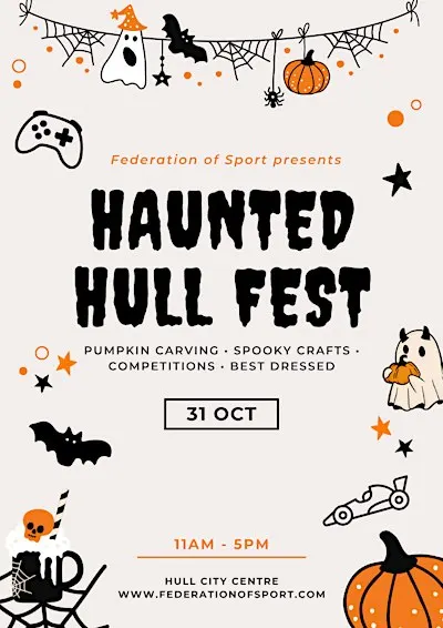Haunted Hull Festival at Federation of Sport