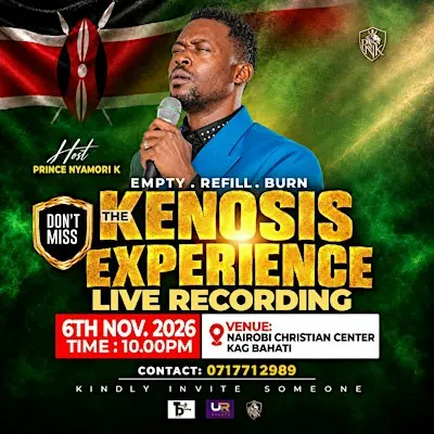 THE KENOSIS EXPERIENCE-LIVE RECORDING BY PRINCE NYAMORI
