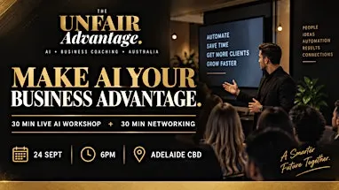 AI for Adelaide (Live Workshop + Networking Event)