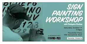 Toronto Sign Painting Workshop with Christopher Rouleau