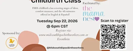 Memphis Community childbirth Class-September