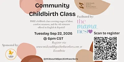 Memphis Community childbirth Class-September