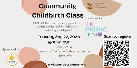 Memphis Community childbirth Class-September