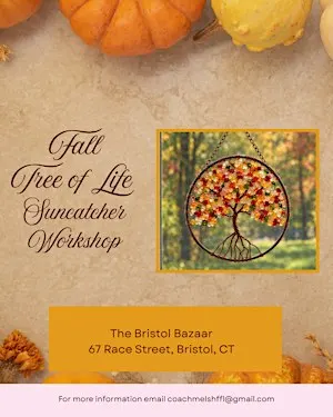 Fall Themed Beaded Tree of Life Suncatcher Workshop