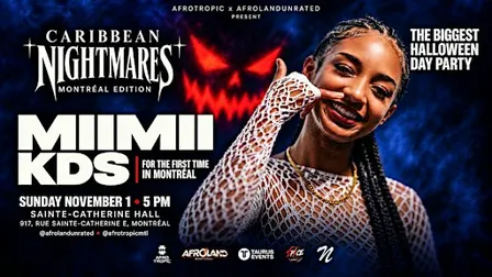Caribbean Nightmares - MiiMii KDS showcase à Montreal - Halloween Day Party