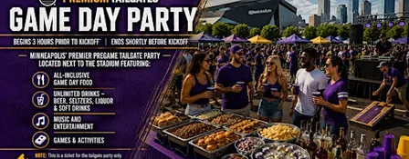 Premium Tailgate Party: Minnesota Vikings vs. Buffalo Bills