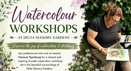 Watercolour art workshop (4 weeks: 1, 8, 15, 22 October)