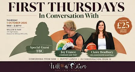 First Thursday- Co-working and Networking- October