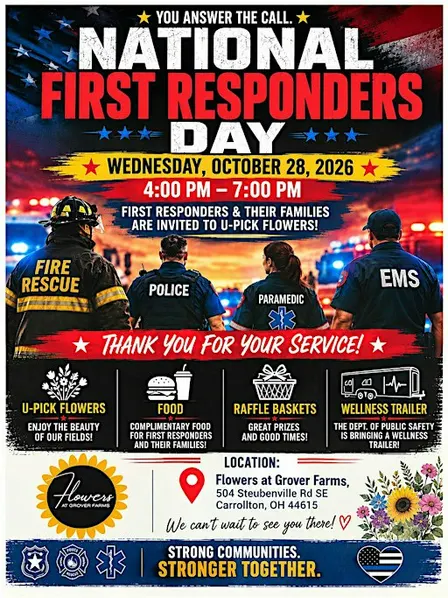 National First Responders Appreciation Day at Flowers at Grover Farms