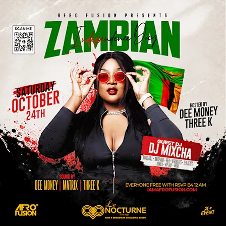 Afro Fusion Saturday :  Zambian Independence